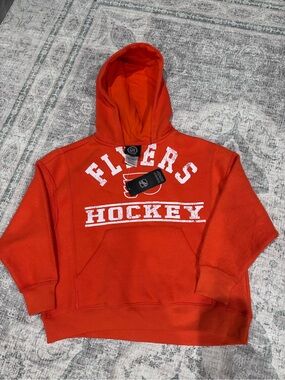 NHL Orange Flyers Hockey Kids Hoodie Size Small, 4/5, Brand New with Tags